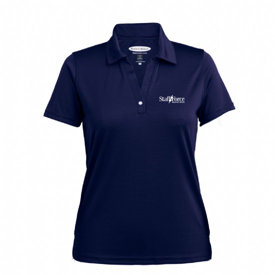 Ladies Horizontal Textured Polo #3