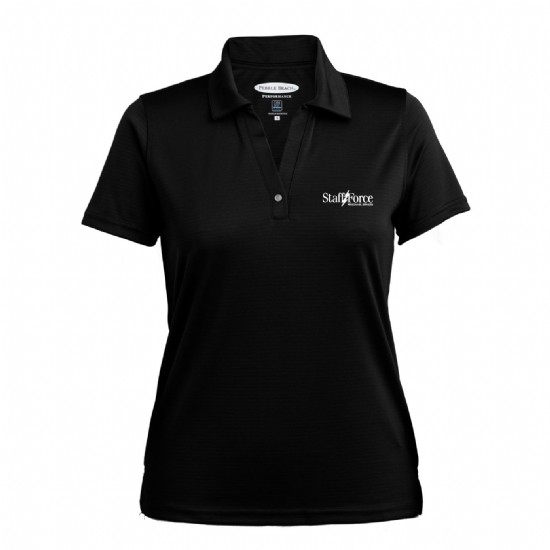 Ladies Horizontal Textured Polo #5