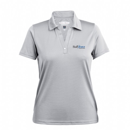 Ladies Horizontal Textured Polo #6