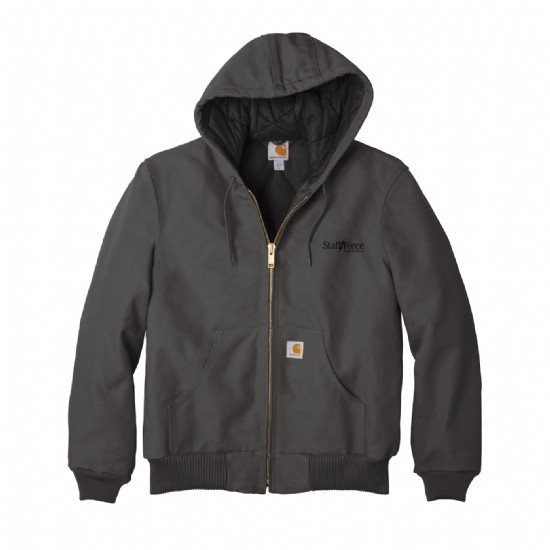 Carhartt Quilted-Flannel-Lined Duck Active Jacket