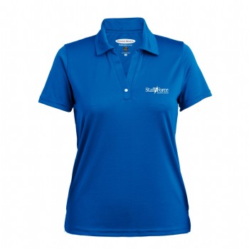 Ladies Horizontal Textured Polo